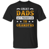 Great Dads Get Promoted To Grandpas, Father's Day Gifts Unisex T-Shirt