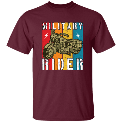 Military Rider, Motorbike, Retro Rider, Vintage Biker Unisex T-Shirt