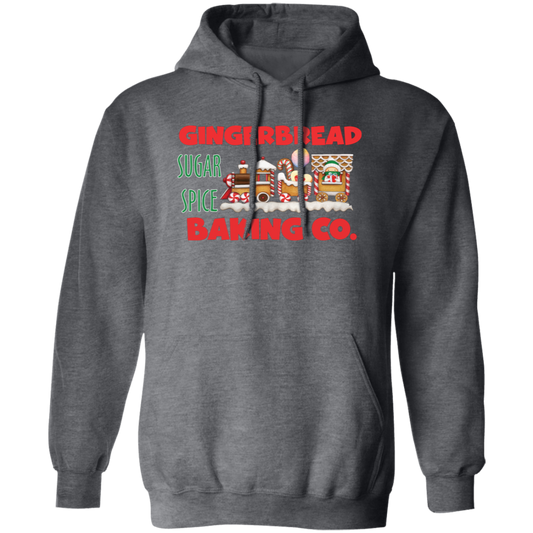 Gingerbread Baking Company, Sugar Spice, Sweet Gingerbread, Merry Christmas, Trendy Christmas Pullover Hoodie