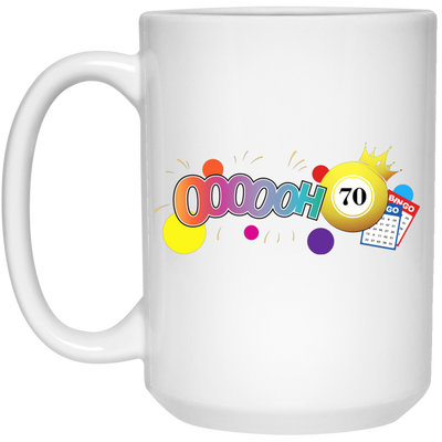 Bingo 70, Lucky Game, Bet Game, Bingo Gamer White Mug