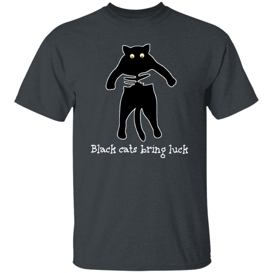 Black Cats Bring Luck, Love Cat, Best Black Cat, Hold Black Cat Unisex T-Shirt