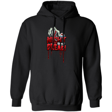 Night Of The Dread, Death Hand, Dead Eye, Horror Nights Pullover Hoodie