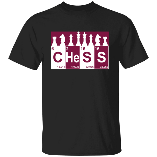 Chess Lover Gift, Chess Periodic Table, Queen Runner, Queen Chess Unisex T-Shirt