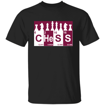 Chess Lover Gift, Chess Periodic Table, Queen Runner, Queen Chess Unisex T-Shirt