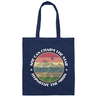 She Can Charm The Star, Hypnotize The Moon Canvas Tote Bag