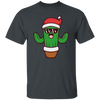 Christmas Cactus, Cactus In Flowerpot, Cactus Wear Sunglasses, Merry Christmas, Trendy Chrismas Unisex T-Shirt