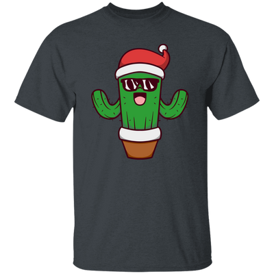 Christmas Cactus, Cactus In Flowerpot, Cactus Wear Sunglasses, Merry Christmas, Trendy Chrismas Unisex T-Shirt