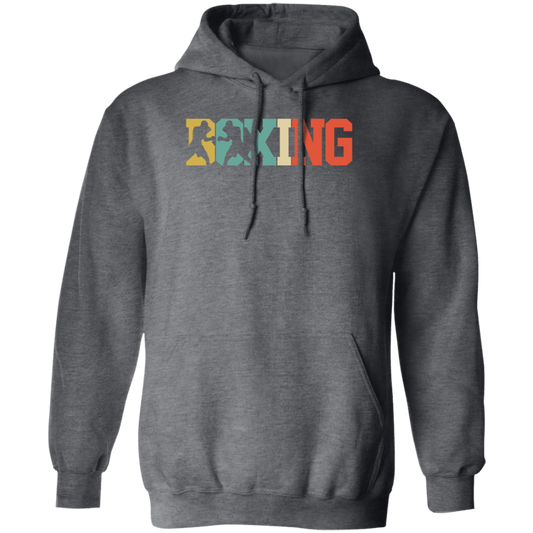 Vintage Color Boxing, Fight Sport, Sporty Two Man Fight, Gift For Man Pullover Hoodie