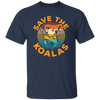 Vintage Wilderness Animal Gift, Save The Koalas, Vintage Cute Koalas Unisex T-Shirt