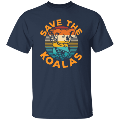 Vintage Wilderness Animal Gift, Save The Koalas, Vintage Cute Koalas Unisex T-Shirt