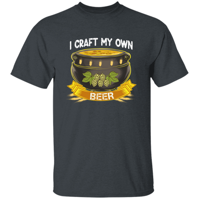 Beer Lover Gift, I Craft My Own Beer In Magical Cauldron Unisex T-Shirt