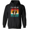 It's A Good Day To Drink On A Boat, Retro Drink, Beer On Boat Pullover Hoodie