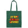 Love Spicy Its Chili Time I Love Spicy Food Gift Canvas Tote Bag