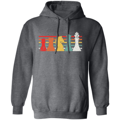 Chess Team, Chess Player, Retro Chess, Chess Vintage Pullover Hoodie