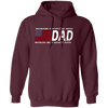 DAD Worlds, Best Daddy Ever, Husband Gift, Husband Protector Hero Pullover Hoodie