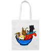 Ramen Cat Hopeless Ramentic Ramen Kawaii Noodle Canvas Tote Bag