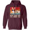 Retro Corgi, Best Corgi Dad Ever, Best Dog Dad Ever, Love Dad Pullover Hoodie