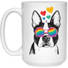 I Love Dog, Love my Dog, Best Dog Ever, LGBT Dog White Mug