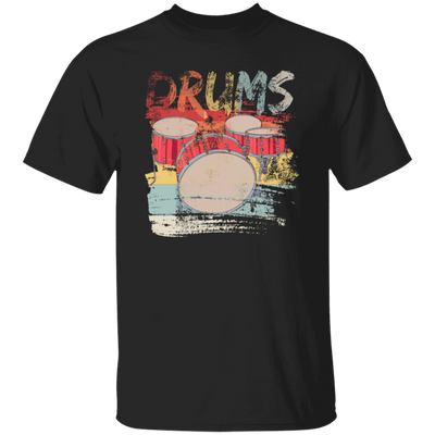 Gift For Drummer Retro Drums Passionate About Music Perfect For Orchestras Unisex T-Shirt