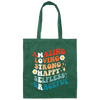 Mothers Gift, Amazing, Loving, Strong, Happy, Selfless, Graceful Mom Canvas Tote Bag