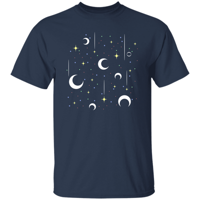 Sky With Full Of Moon And Stars, Full Stars Sky Unisex T-Shirt