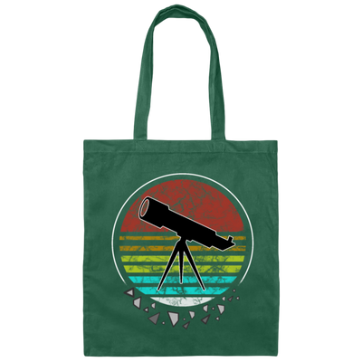 Retro Sonne Telescope Sky Astronomy Univers Canvas Tote Bag