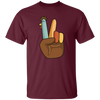 Hi Fall, Thanksgiving's Day, Peace Sign, Peace Sign Turkey, Funny Turkey, Turkey's Day Unisex T-Shirt