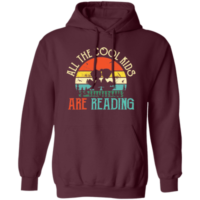 Best Bookworm, All The Cool Kids Are Reading Books, Love Books Retro Pullover Hoodie