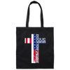 Jesus Is My Savior, Trump Is My President, Love My President Gift Canvas Tote Bag