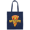 My Life Is Pizza, Pizza Lover Gift, Best Pizza, Best Food Is Pizza, My Love Canvas Tote Bag