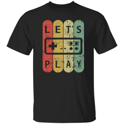 Old School Vintage, Let's Play Game, Retro Video Game, Player Gift Unisex T-Shirt