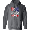 Farm Tractor Usa Flag, Patriotic Vintage Pullover Hoodie