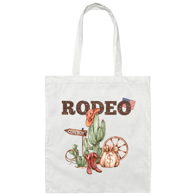 Rodeo Gift, Cowboy Gift, Live In Desert, American Cowboy Canvas Tote Bag