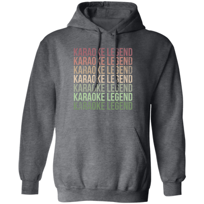 Karaoke Legend, Love To Karaoke, Retro Karaoke Design Pullover Hoodie