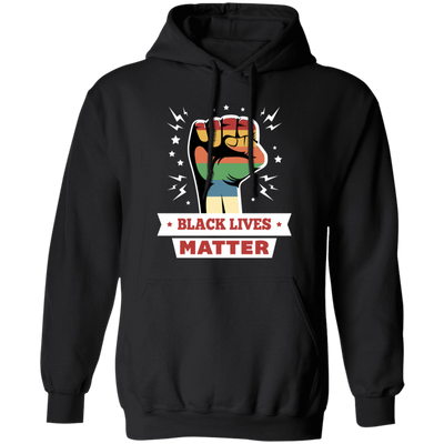 Black Lives Matter, Black History Month, Retro Black Love Life Pullover Hoodie