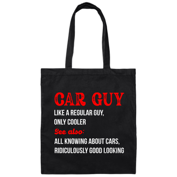 Love Car, Car Guy Definition Mechanic, Car Lover Distressed Canvas Tote Bag