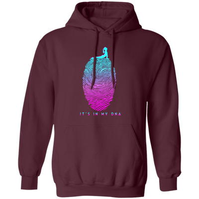 Cute Yoga Gift, Yoga Fingerprint In My DNA Cobra, Lovely Girl Do Yoga Pullover Hoodie