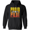 Drone Pilot, Flight Multicopter, Proud Of Pilot, Retro Airplane Love Gift Pullover Hoodie