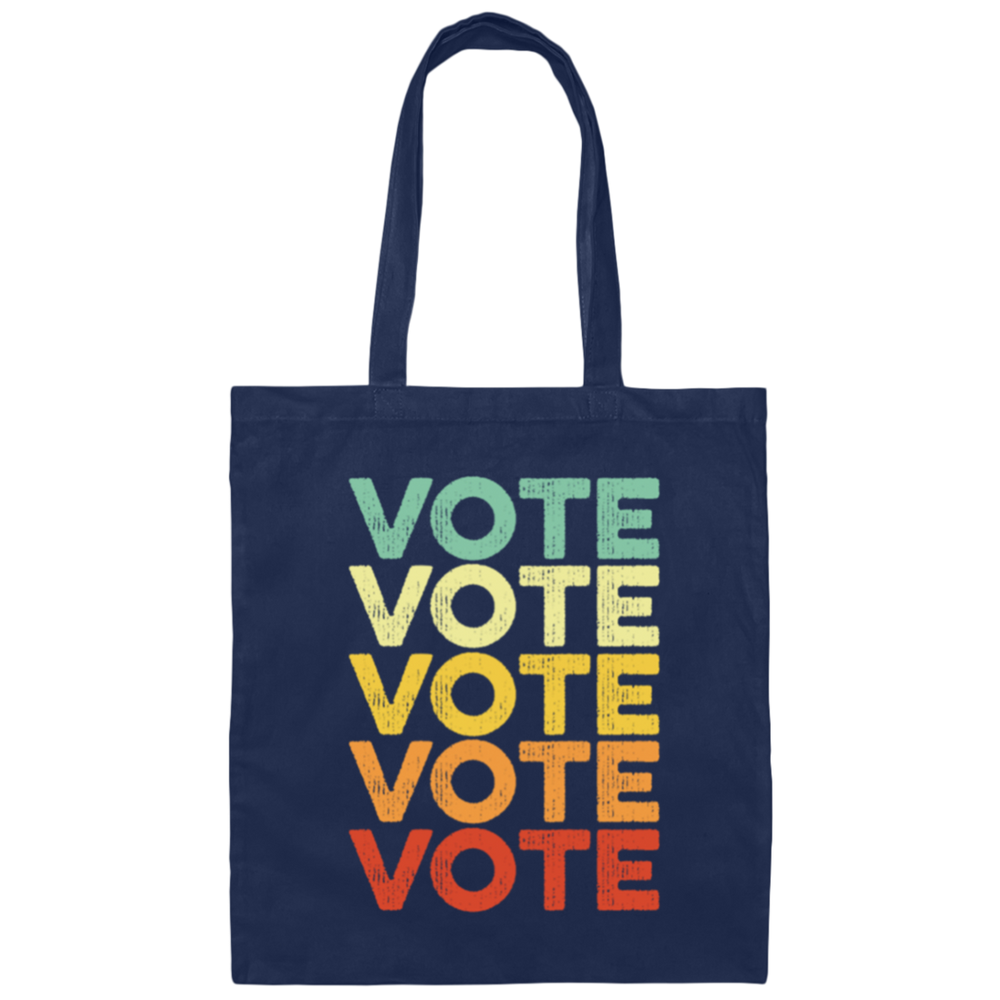 Retro Election Vote Retro Vintage Election Voter Canvas Tote Bag