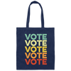 Retro Election Vote Retro Vintage Election Voter Canvas Tote Bag