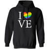 Love Is Love, LGBT Love, Lgbt's Day, Lgbt Heart Design Pullover Hoodie