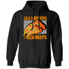 Life Happens, Pizza Helps, Fast Food Lover, Pizza Love Gift, Retro Pizza Pullover Hoodie