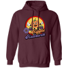 Hippie Halloween, Groovy Halloween, Groovy Pumkpin Pullover Hoodie