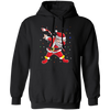 Dabbing Santa, Santa Claus, Sant Play Hockey, Merry Christmas, Trendy Christmas Pullover Hoodie