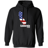 California 4th Of July Gift, California Is My Home, US State Gift Pullover Hoodie