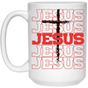 Jesus, Christian, The Cross, Cross Of Christ White Mug