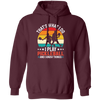 That's What I Do, I Play Pickleball, Pickleball Silhouette Pullover Hoodie