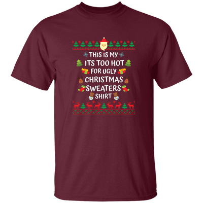 This Is My Christmas, Merry Christmas, Santa Pattern Unisex T-Shirt