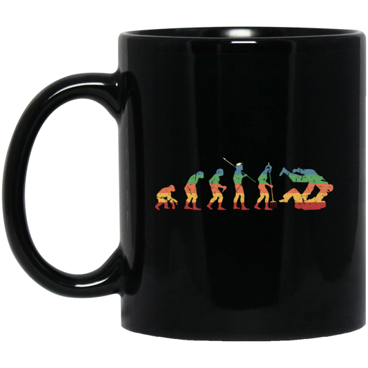 Learn To Walk Up, Right To Start, Judo Great Gift For Any Martial Artist And Judo Fighter Black Mug