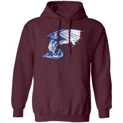 Love Dragon, Blue Dragon, Westly Dragon, Cool Dragon, Dragon Lover Pullover Hoodie